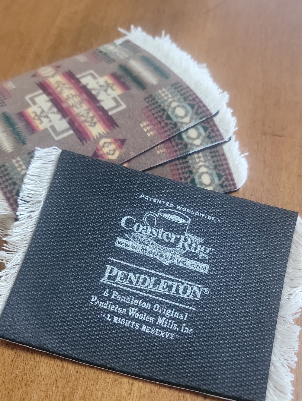 Pendleton Coaster Rug Cheif Joseph Pattern - Picture 2 of 6